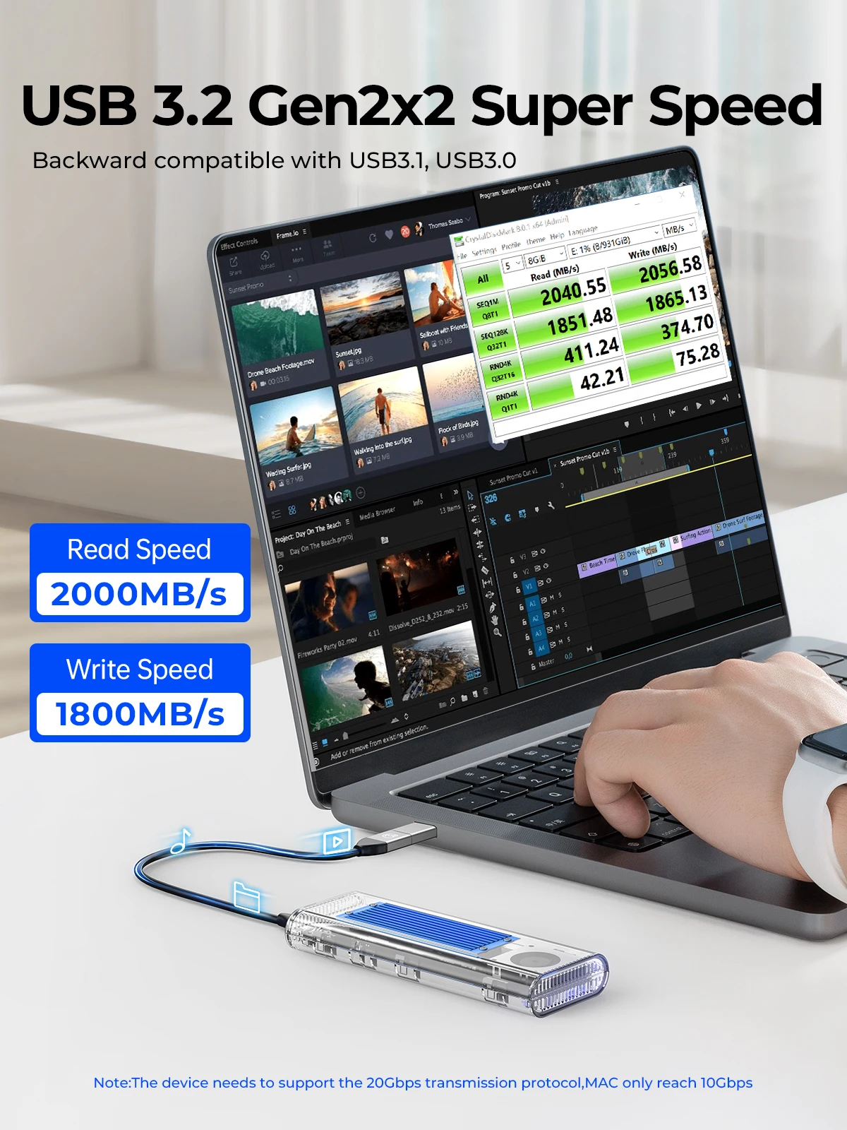 ORICO 20 Gbps M.2 NVMe SSD Dur - Thunderbolt 4 External Ssd 4Tb incelemesi ve fiyatı